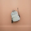 White backpack, nylon waterproof and wear-resistant commuter student travel backpack Application Scenario
